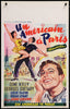 An American In Paris Belgian (14x22) Original Vintage Movie Poster