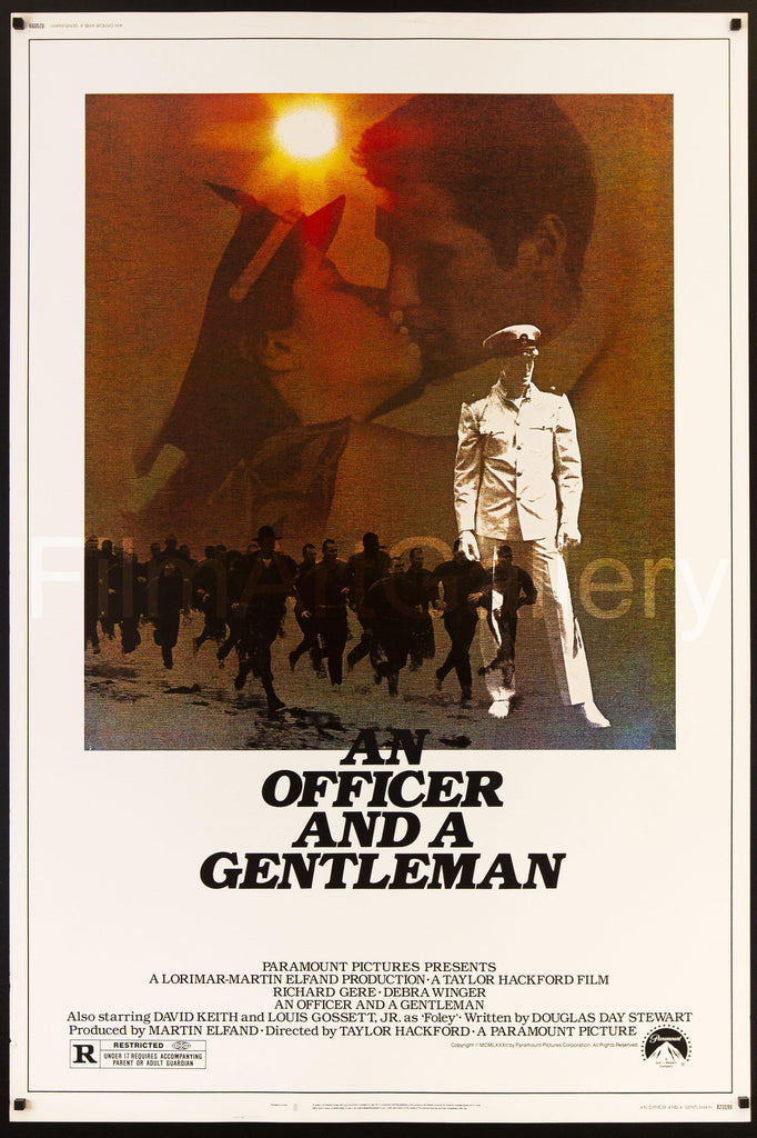 An Officer and a Gentleman 40x60 Original Vintage Movie Poster