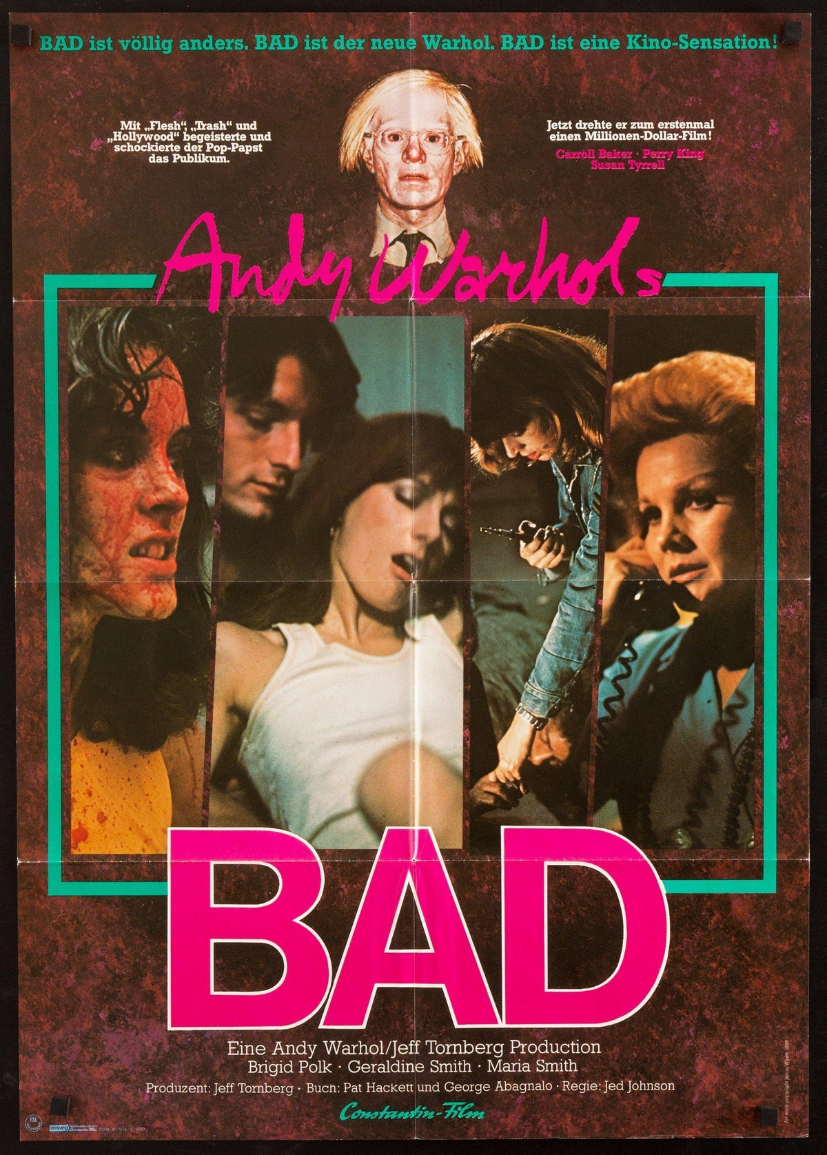 Andy Warhol&#39;s Bad German A1 (23x33) Original Vintage Movie Poster