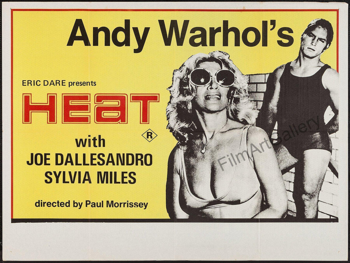Andy Warhol&#39;s Heat 30x40 Original Vintage Movie Poster