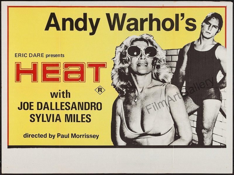 Andy Warhol's Heat 30x40 Original Vintage Movie Poster