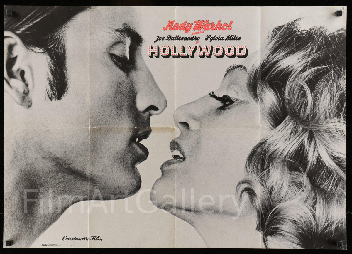 Andy Warhol&#39;s Heat German A1 (23x33) Original Vintage Movie Poster