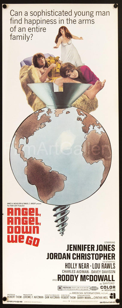 Angel, Angel, Down We Go Insert (14x36) Original Vintage Movie Poster