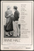 Annie Hall 40x60 Original Vintage Movie Poster