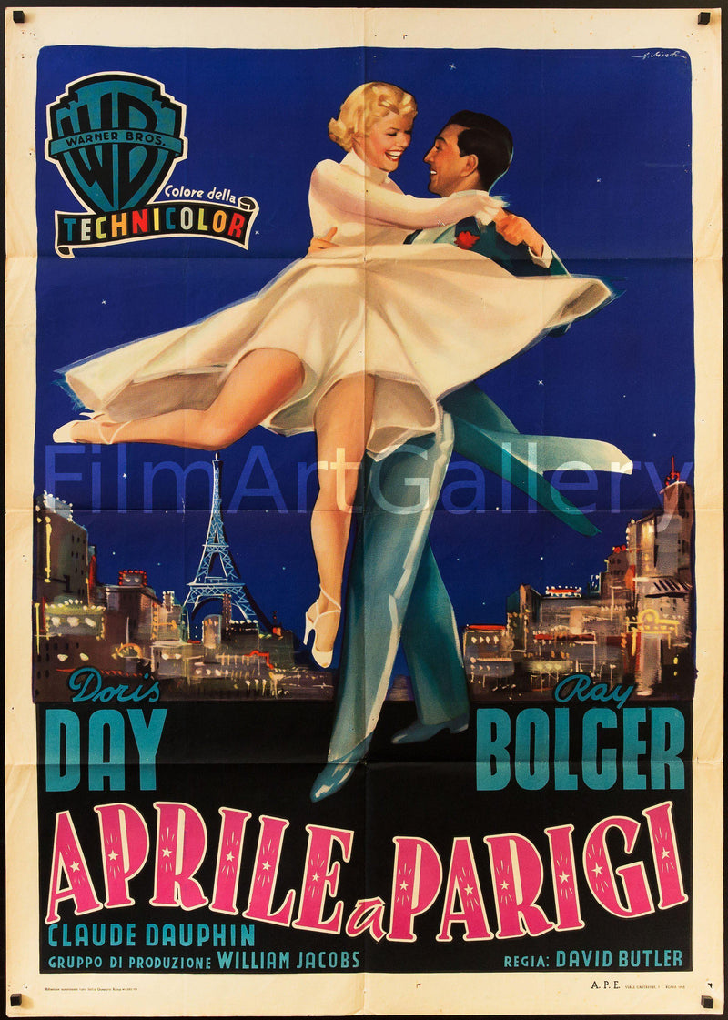 April In Paris Italian 2 foglio (39x55) Original Vintage Movie Poster