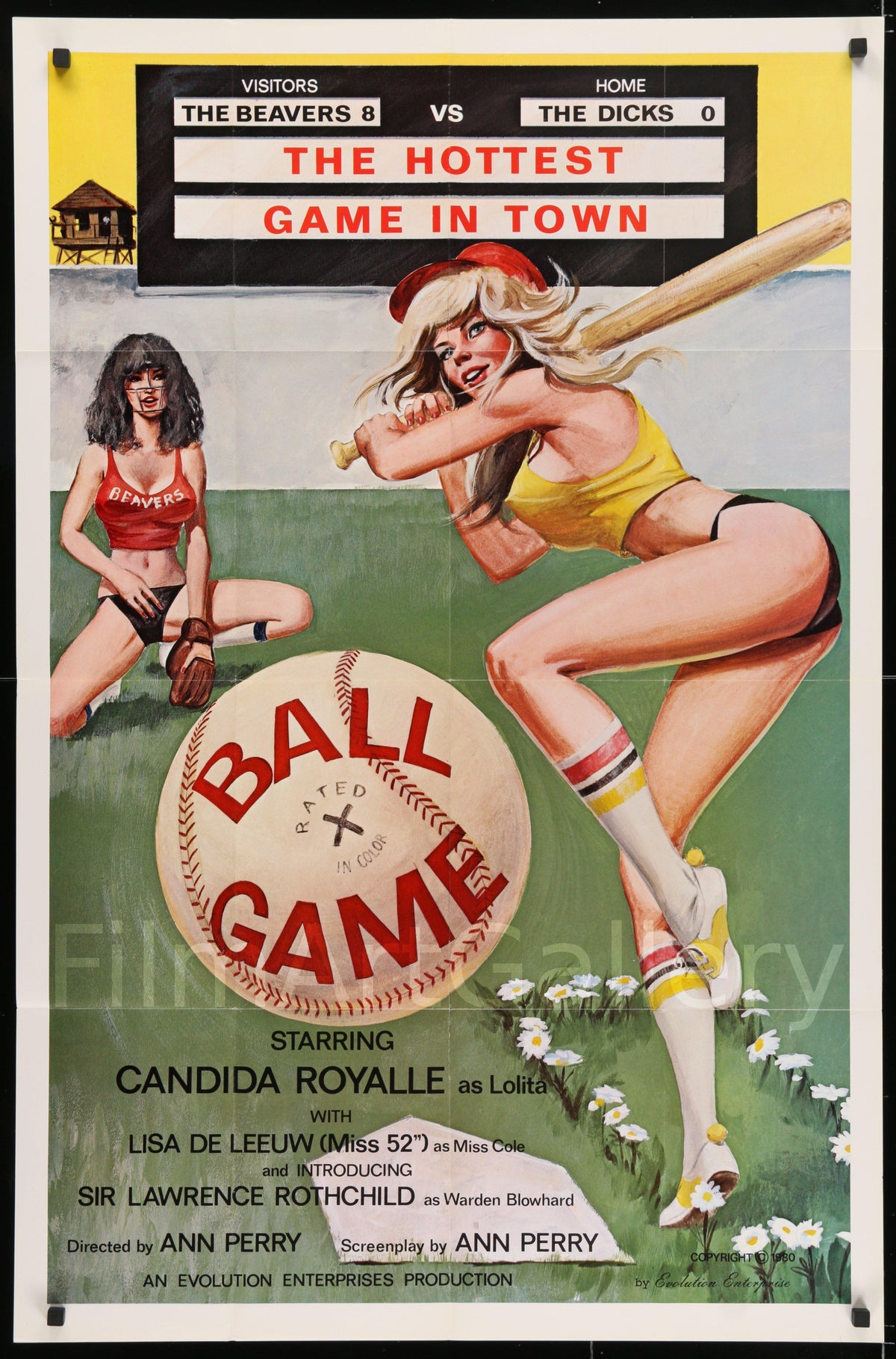 Ball Game 1 Sheet (27x41) Original Vintage Movie Poster