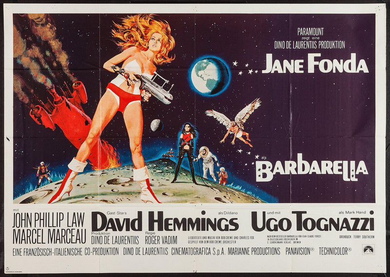 Barbarella German A0 (33x46) Original Vintage Movie Poster
