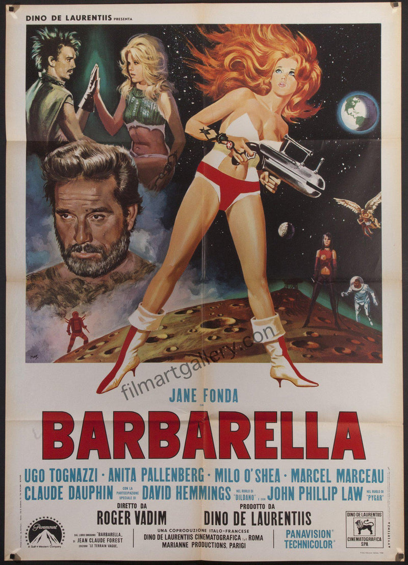 Barbarella Italian 2 foglio (39x55) Original Vintage Movie Poster