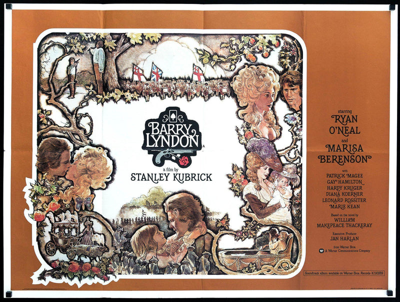 Barry Lyndon British Quad (30x40) Original Vintage Movie Poster