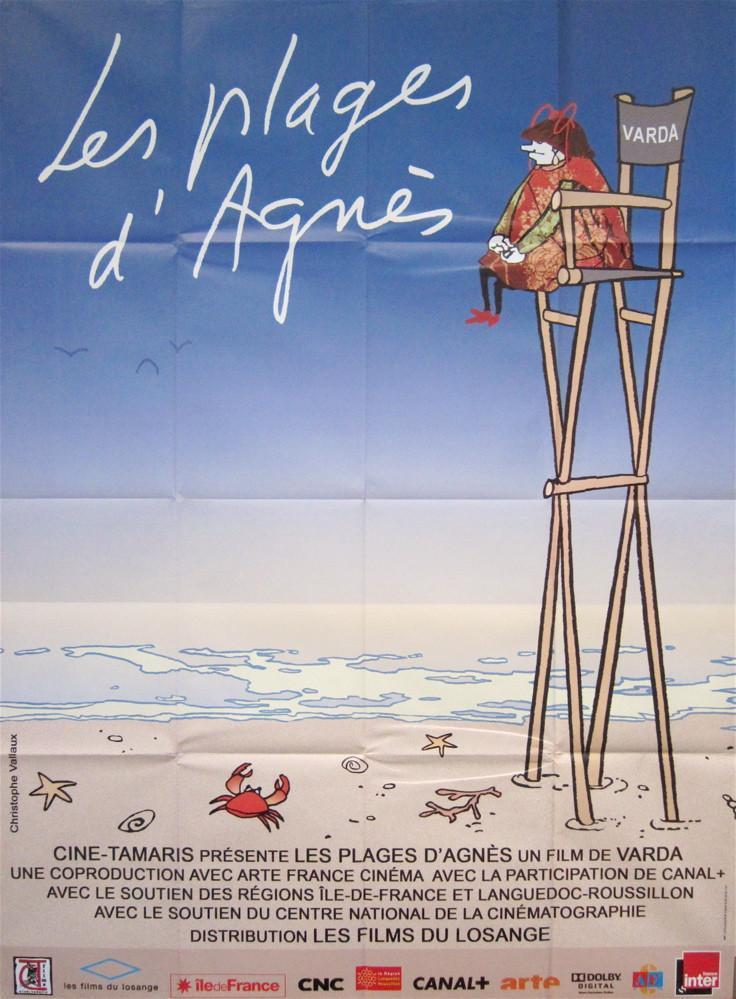 Beaches of Agnes (Les Plages d'Agnes) French 1 panel (47x63) Original Vintage Movie Poster