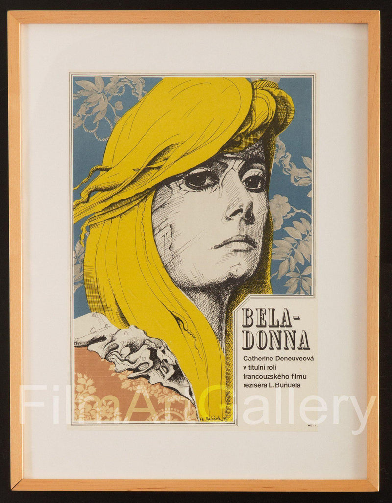 Belle De Jour Czech mini (11x16) Original Vintage Movie Poster