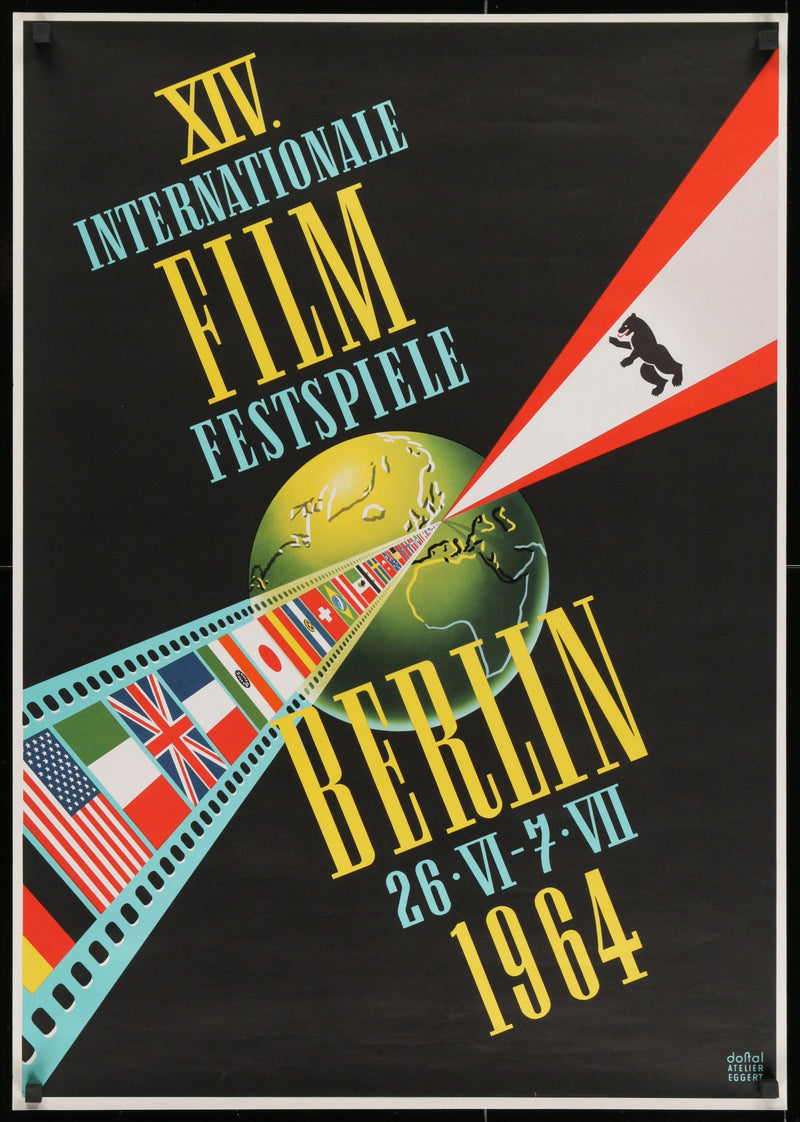 Berlin Film Festival 1964 German A1 (23x33) Original Vintage Movie Poster