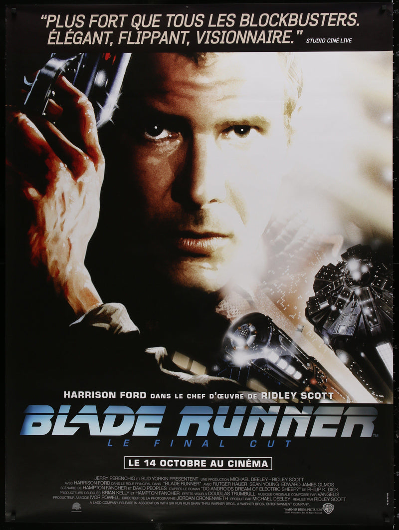 Blade Runner French 1 panel (47x63) Original Vintage Movie Poster