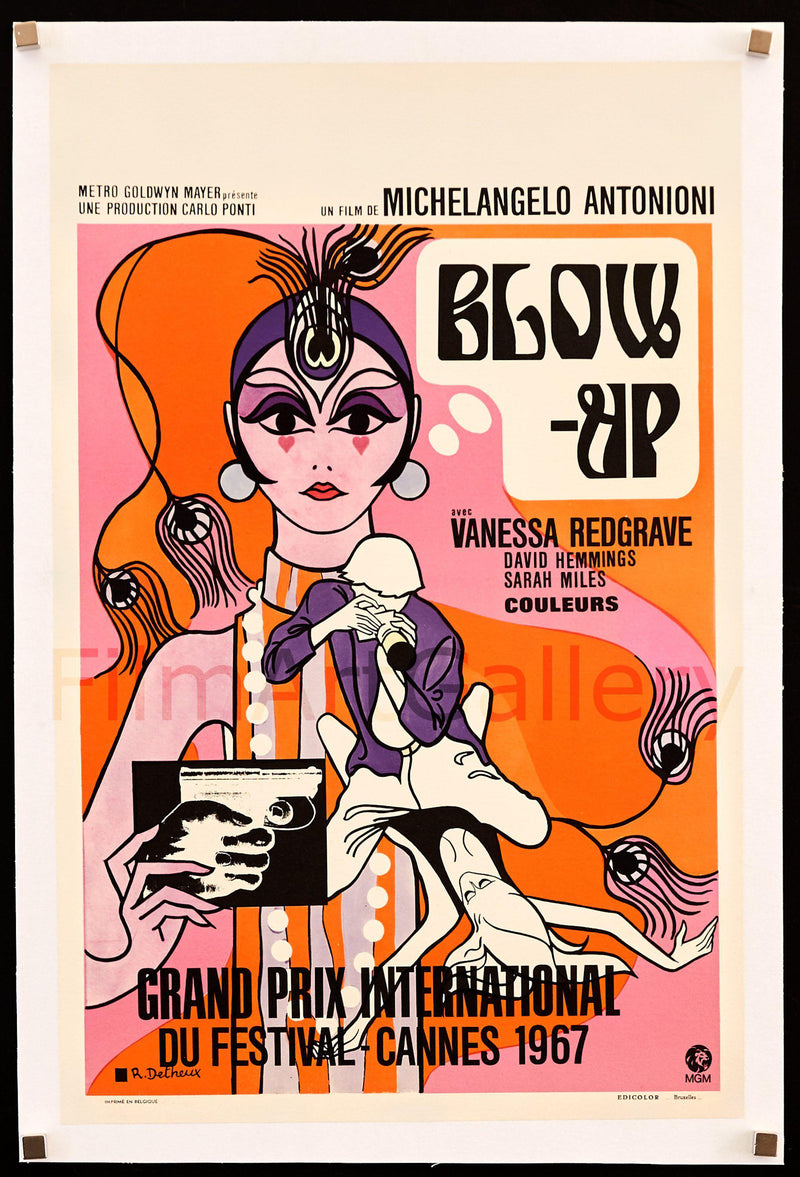 Blow Up Belgian (14x22) Original Vintage Movie Poster