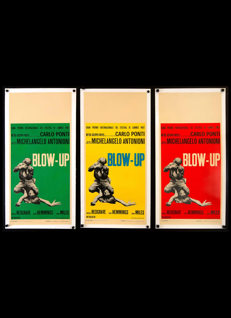 Blow-Up Italian Locandina (13x28) Original Vintage Movie Poster