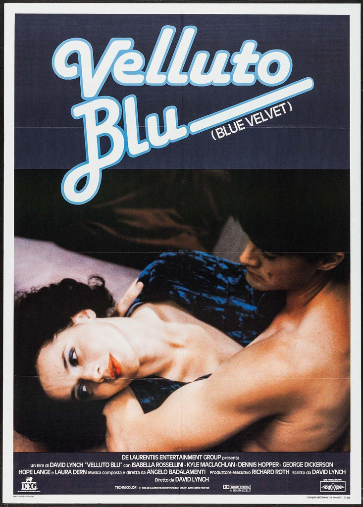 Blue Velvet Italian 2 foglio (39x55) Original Vintage Movie Poster