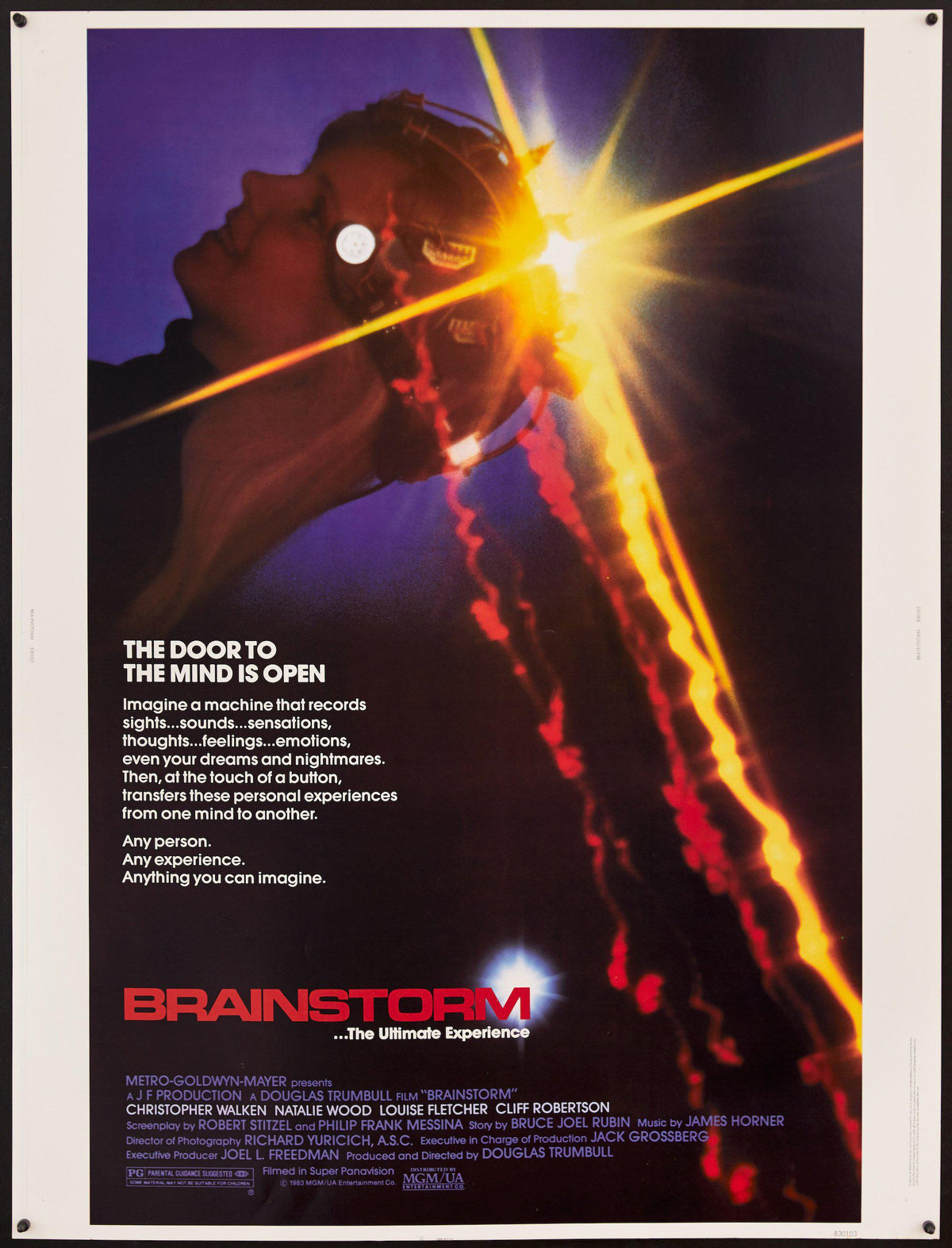 Brainstorm 30x40 Original Vintage Movie Poster