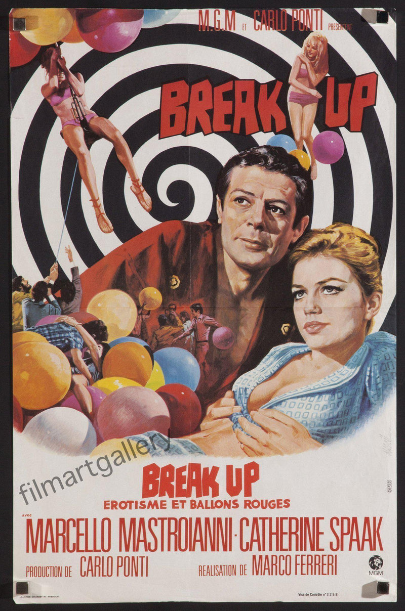 Break Up French mini (16x23) Original Vintage Movie Poster