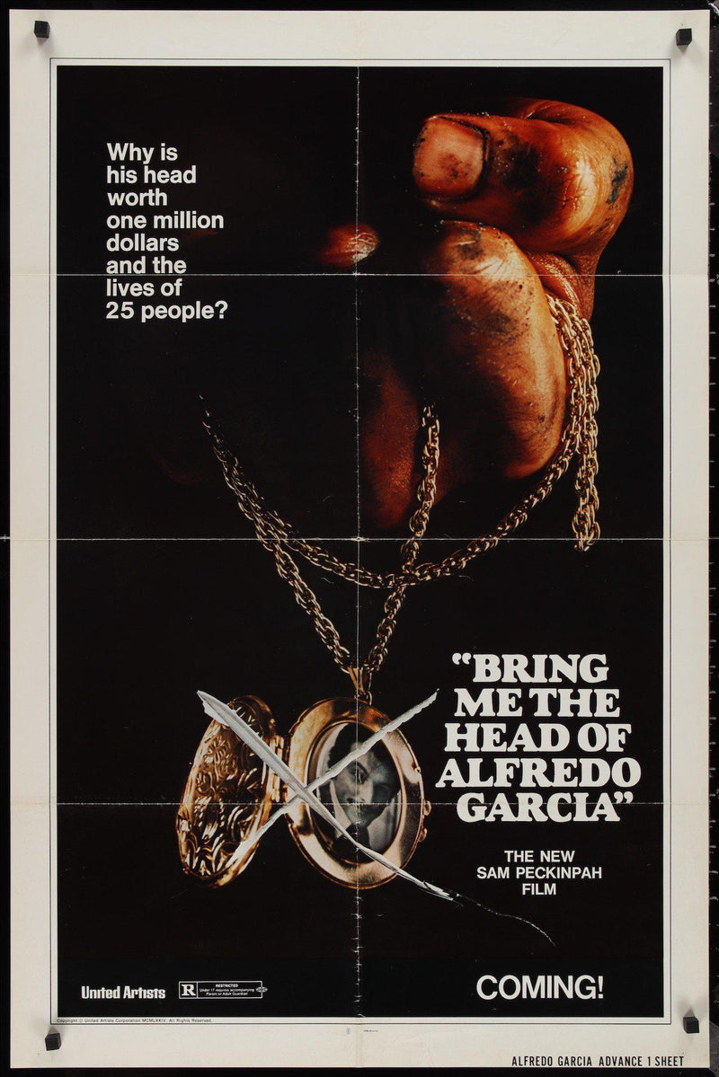 Bring Me the Head of Alfredo Garcia 1 Sheet (27x41) Original Vintage Movie Poster