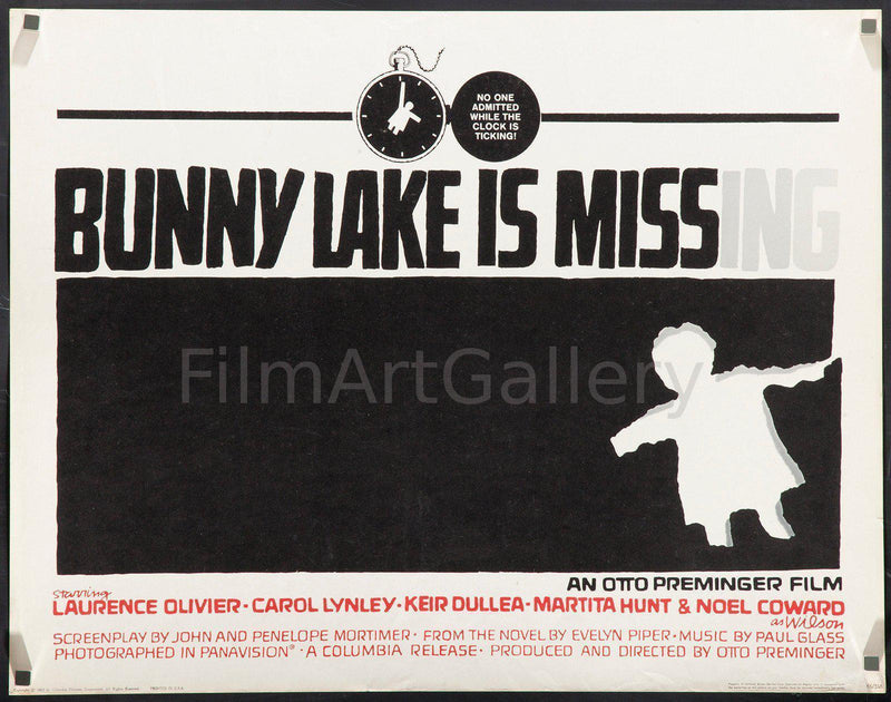 Bunny Lake Is Missing Half sheet (22x28) Original Vintage Movie Poster