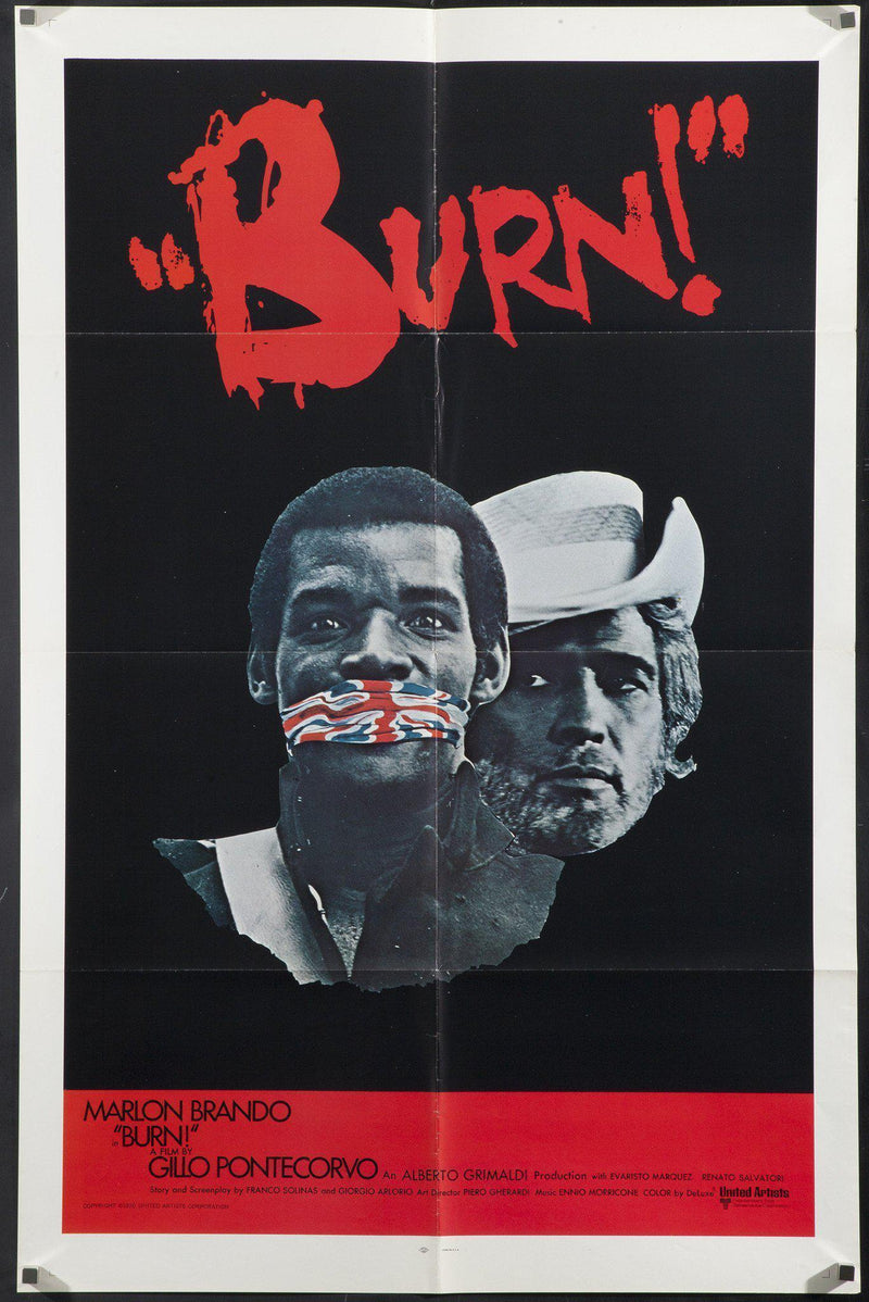 Burn! 1 Sheet (27x41) Original Vintage Movie Poster