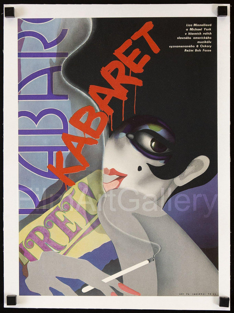 Cabaret Czech mini (11x16) Original Vintage Movie Poster
