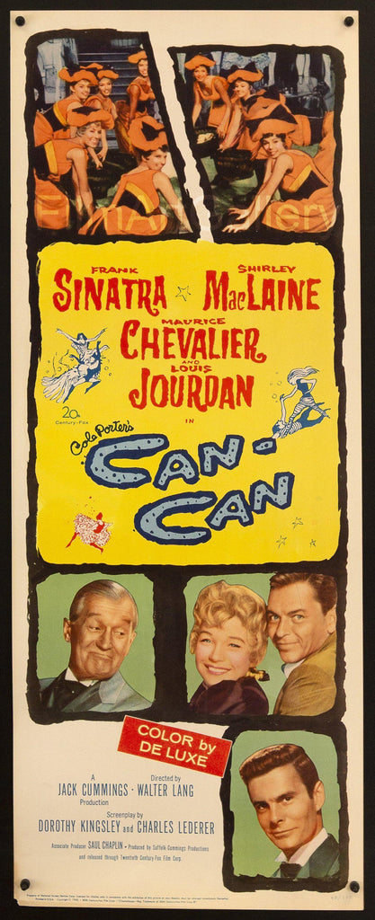 Can Can Insert (14x36) Original Vintage Movie Poster