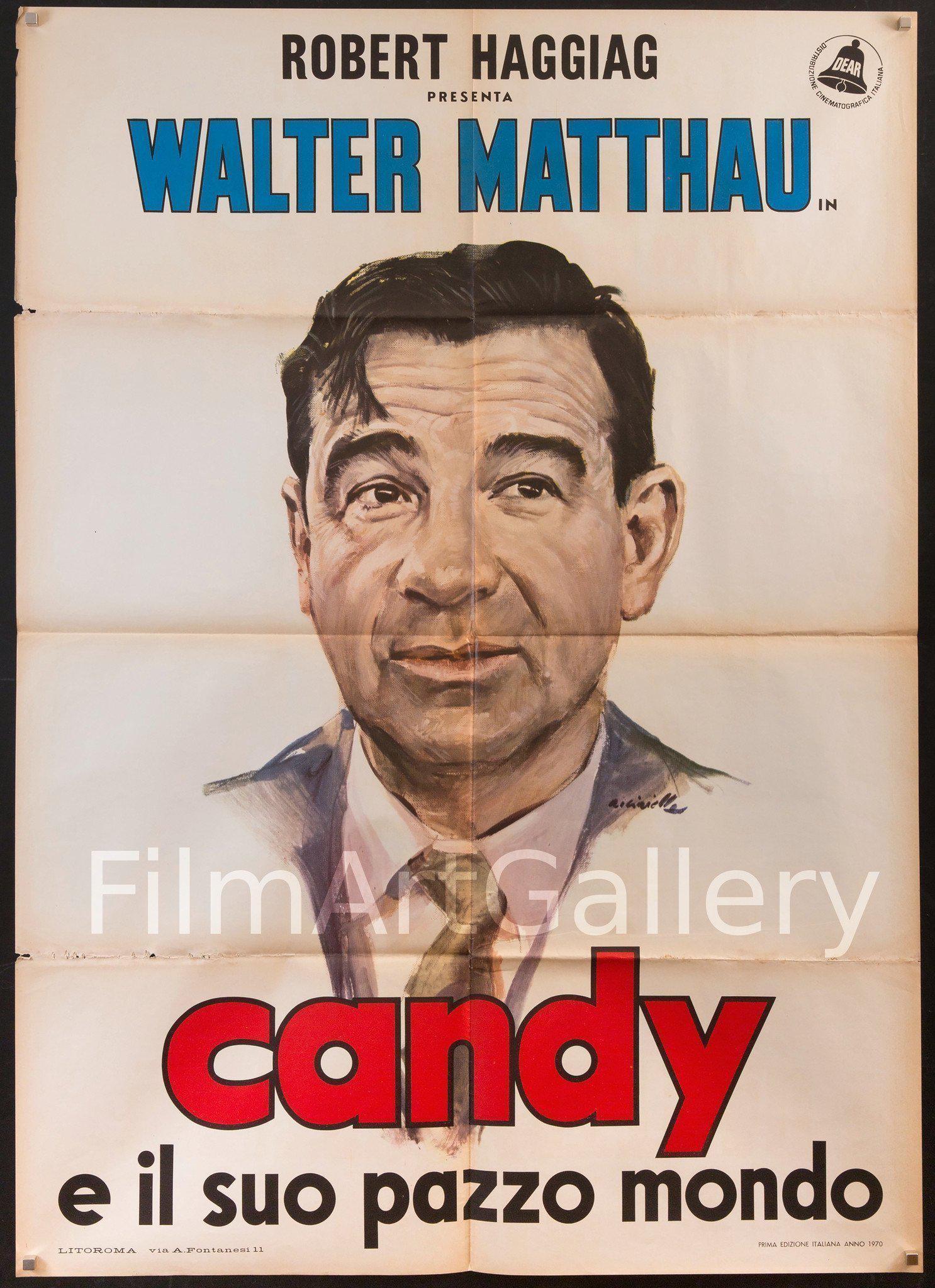 Candy Movie Poster 1970 Italian 2 Foglio (39x55) - Film Art Gallery