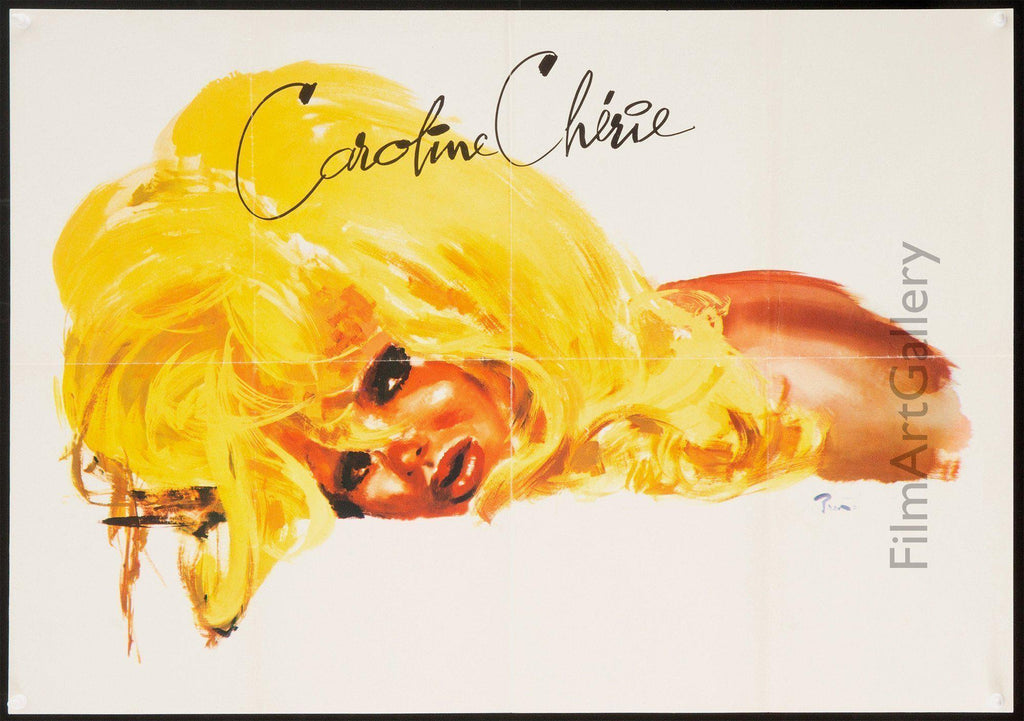 Caroline Cherie French small (23x32) Original Vintage Movie Poster