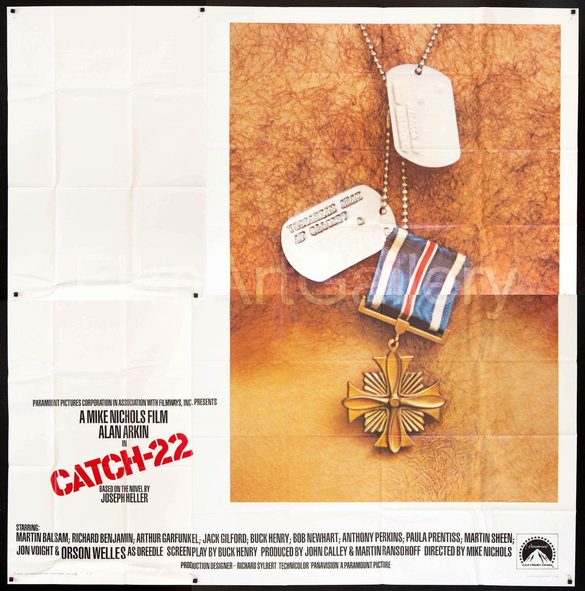 Catch-22 6 Sheet (81x81) Original Vintage Movie Poster
