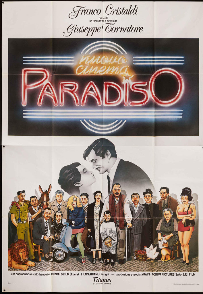 Cinema Paradiso Italian 4 foglio (55x78) Original Vintage Movie Poster