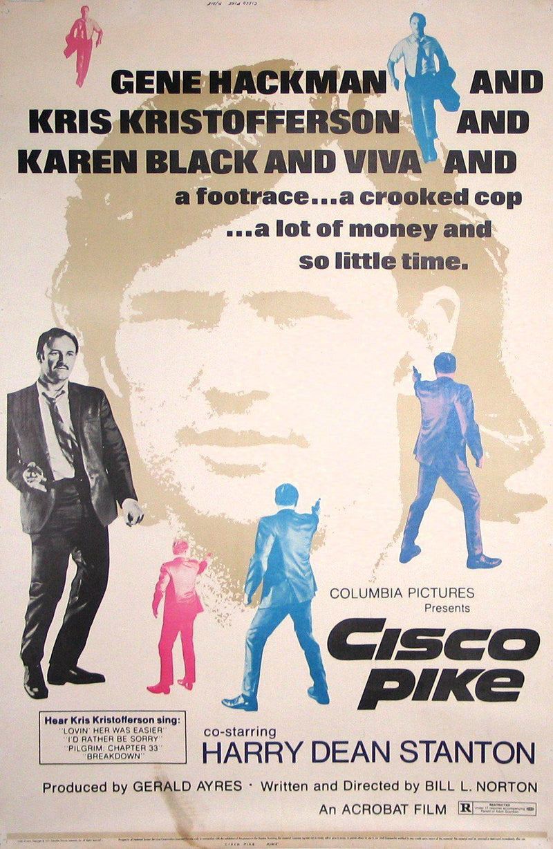 Cisco Pike 40x60 Original Vintage Movie Poster