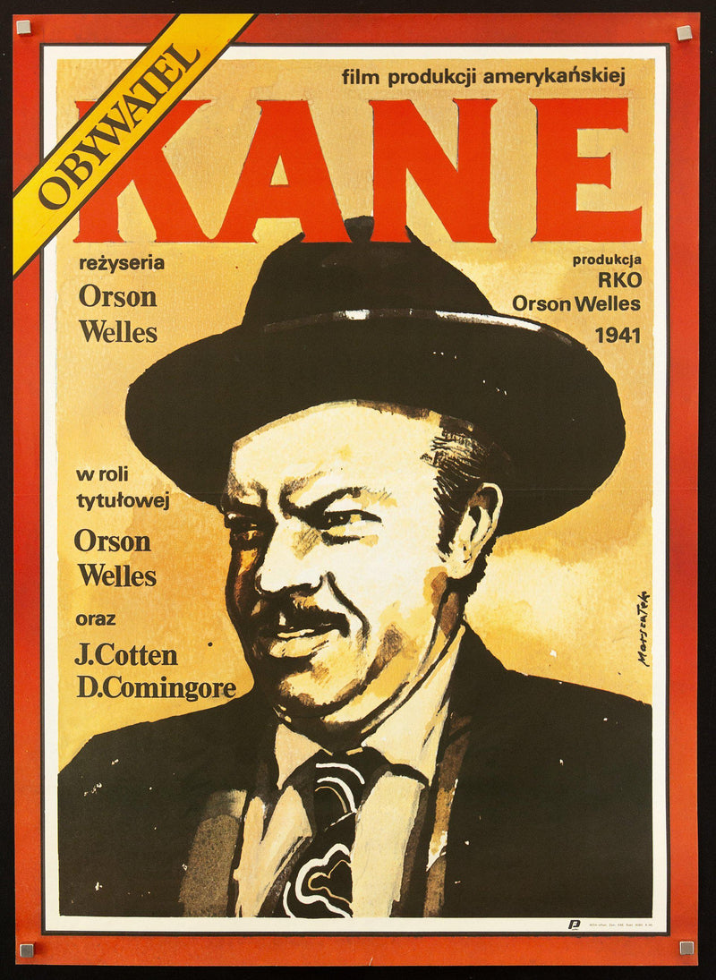 Citizen Kane Polish B1 (26x38) Original Vintage Movie Poster