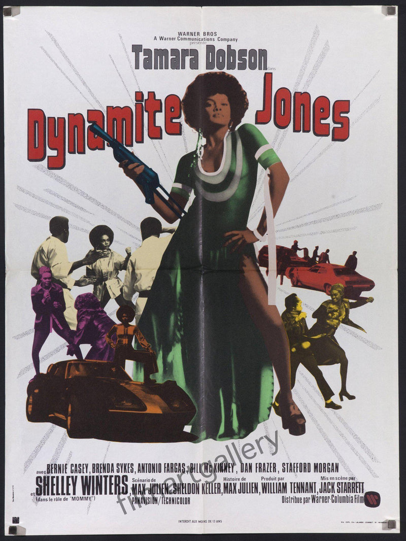 Cleopatra Jones (Dynamite) French small (23x32) Original Vintage Movie Poster