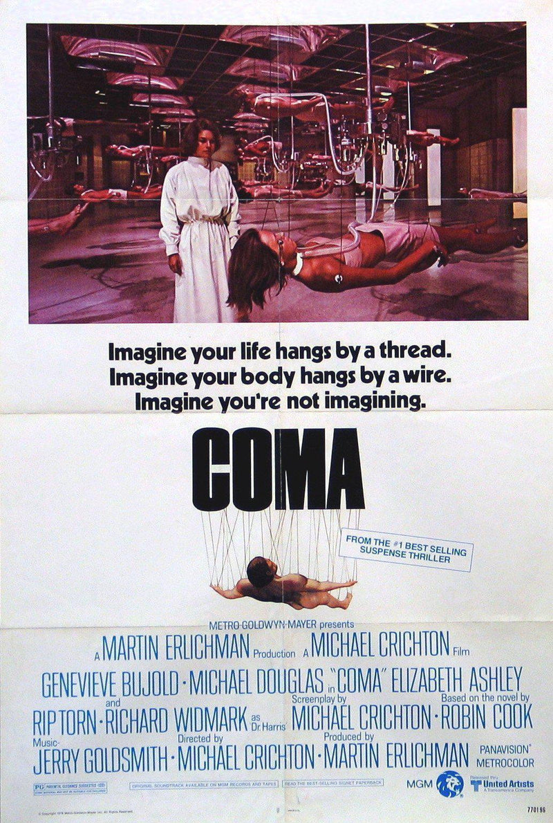 Coma 1 Sheet (27x41) Original Vintage Movie Poster