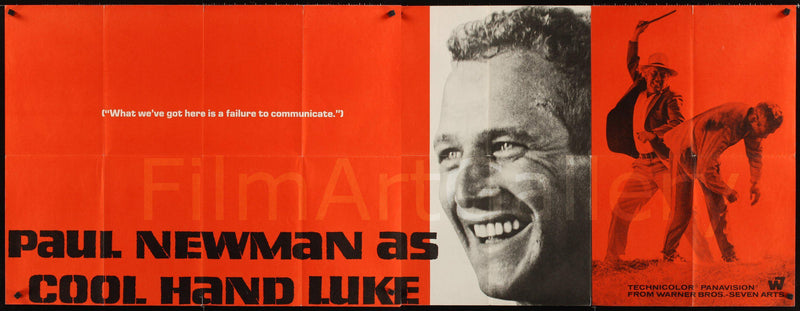 Cool Hand Luke 29x76 Original Vintage Movie Poster