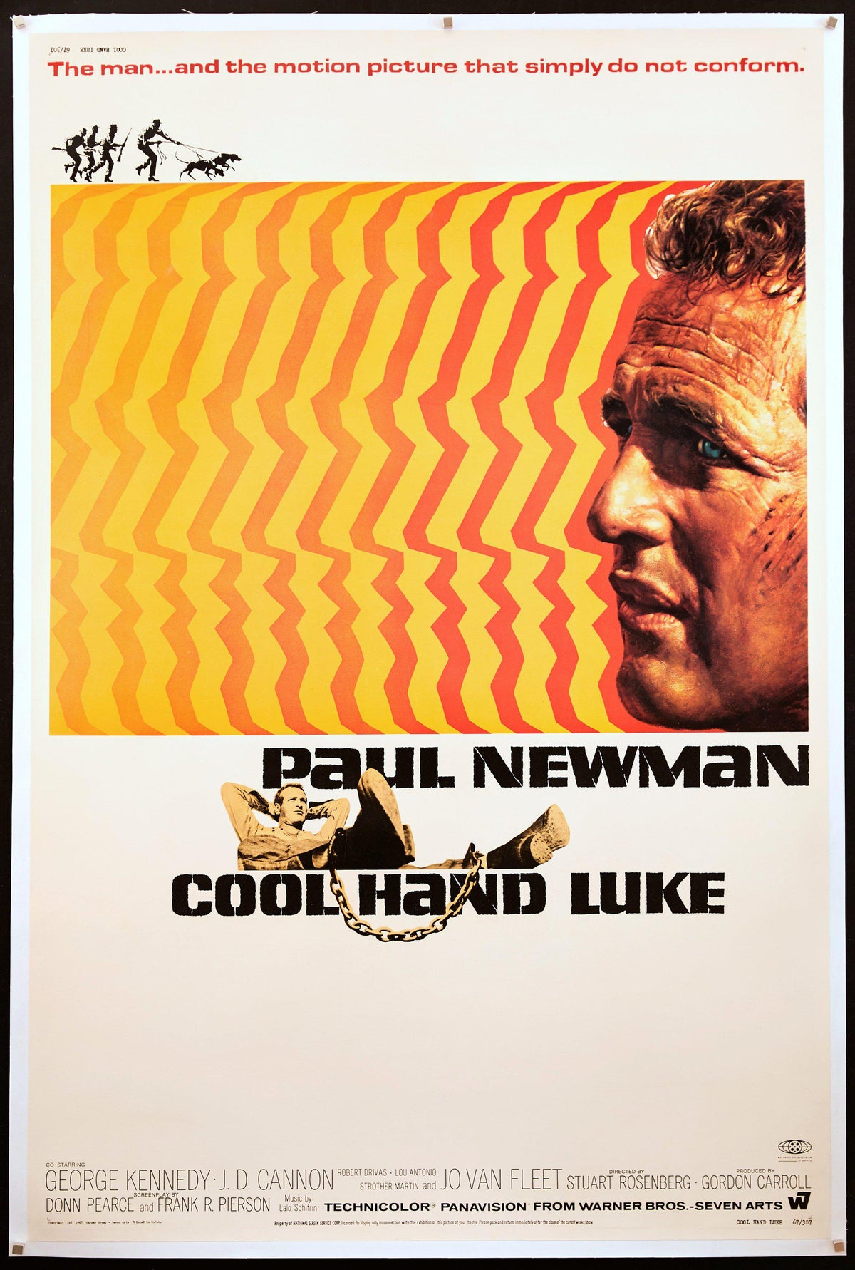Cool Hand Luke 40x60 Original Vintage Movie Poster