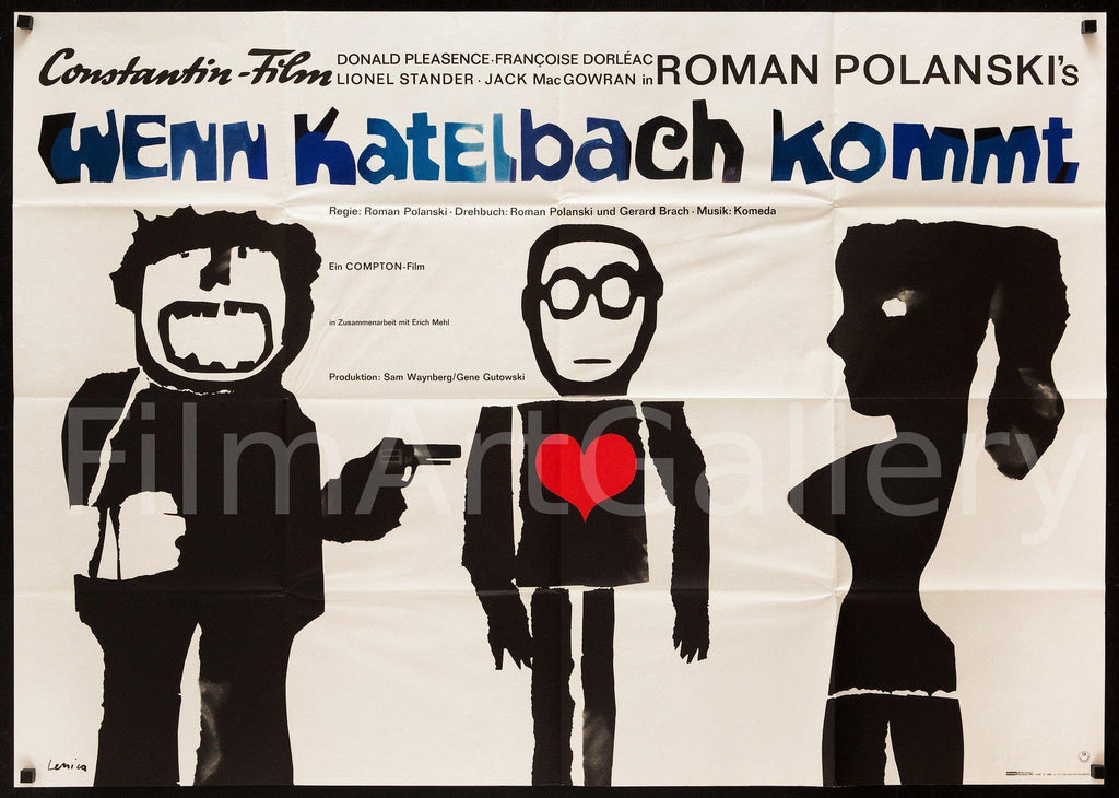 Cul De Sac German A0 (33x46) Original Vintage Movie Poster