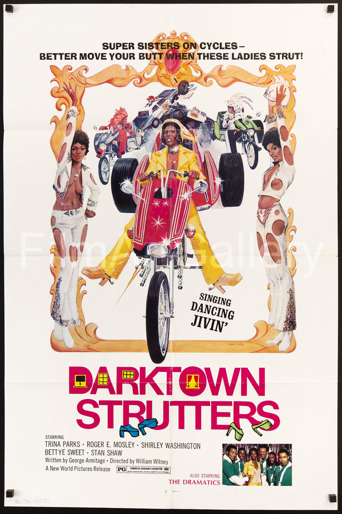 Darktown Strutters 1 Sheet (27x41) Original Vintage Movie Poster