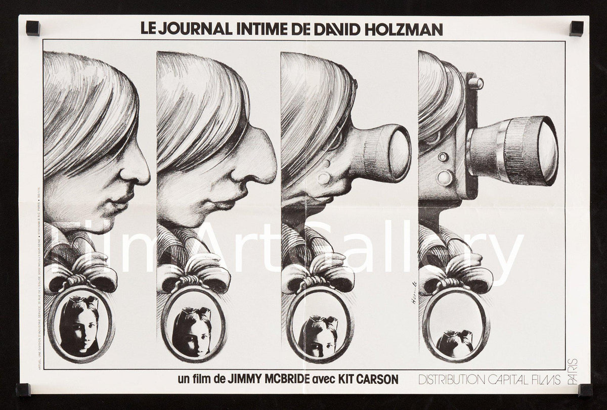 David Holzman&#39;s Diary French small (23x32) Original Vintage Movie Poster