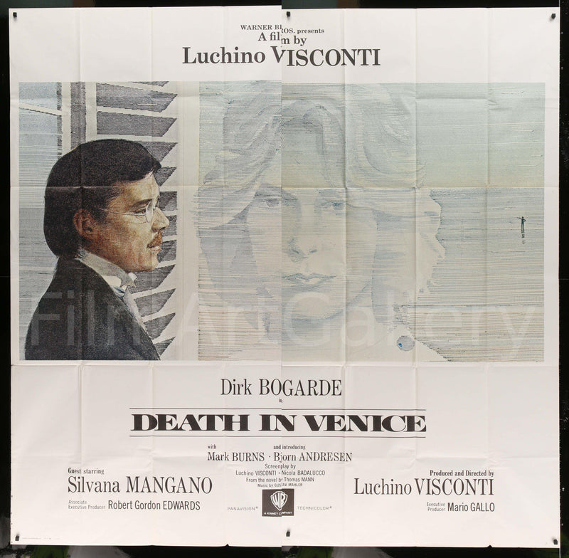 Death in Venice 6 Sheet (81x81) Original Vintage Movie Poster