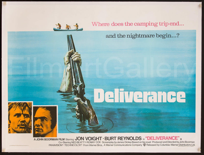 Deliverance British Quad (30x40) Original Vintage Movie Poster