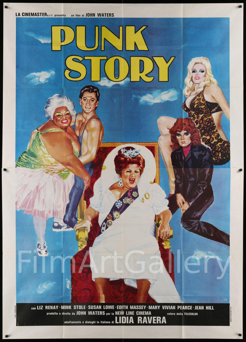 Desperate Living (Punk Story) Italian 4 foglio (55x78) Original Vintage Movie Poster