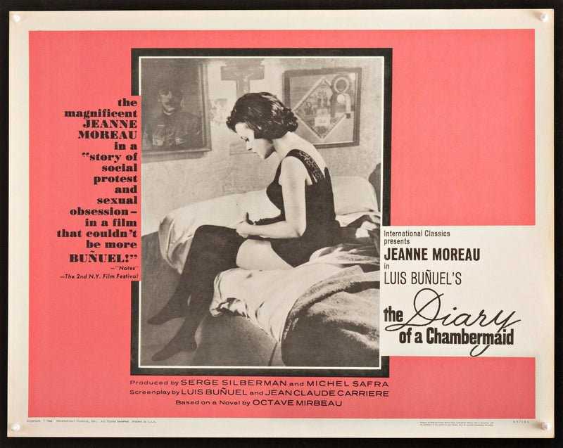 Diary of a Chambermaid Half sheet (22x28) Original Vintage Movie Poster