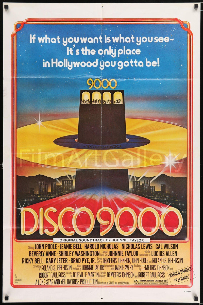 Disco 9000 1 Sheet (27x41) Original Vintage Movie Poster