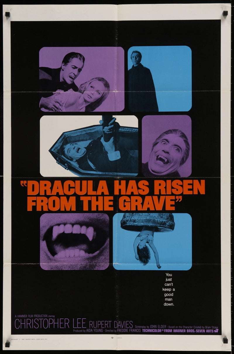 Dracula Has Risen From the Grave 1 Sheet (27x41) Original Vintage Movie Poster