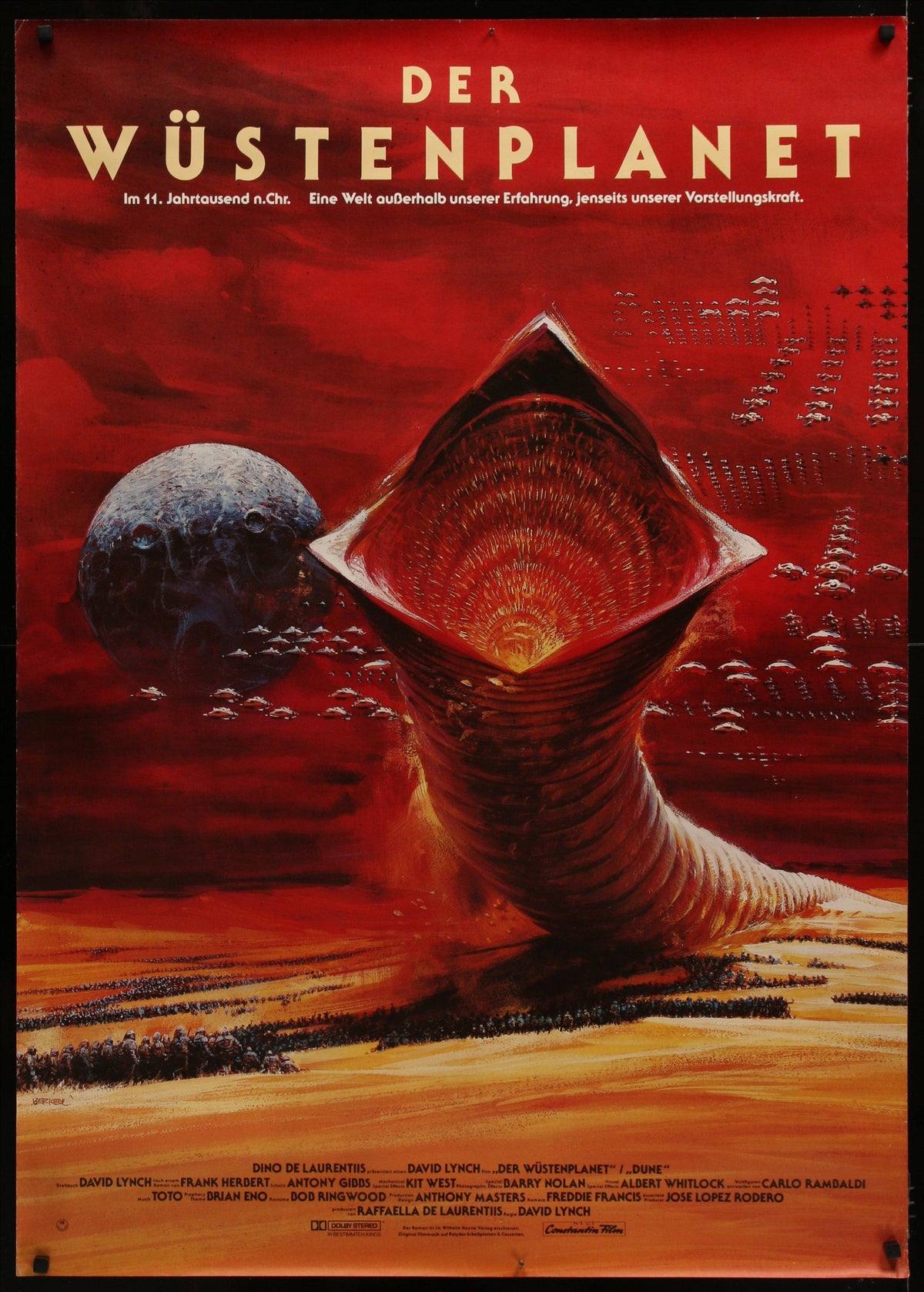 Dune German A0 (33x46) Original Vintage Movie Poster