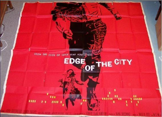 Edge of the City 6 Sheet (81x81) Original Vintage Movie Poster