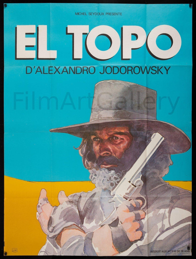 El Topo French 1 Panel (47x63) Original Vintage Movie Poster