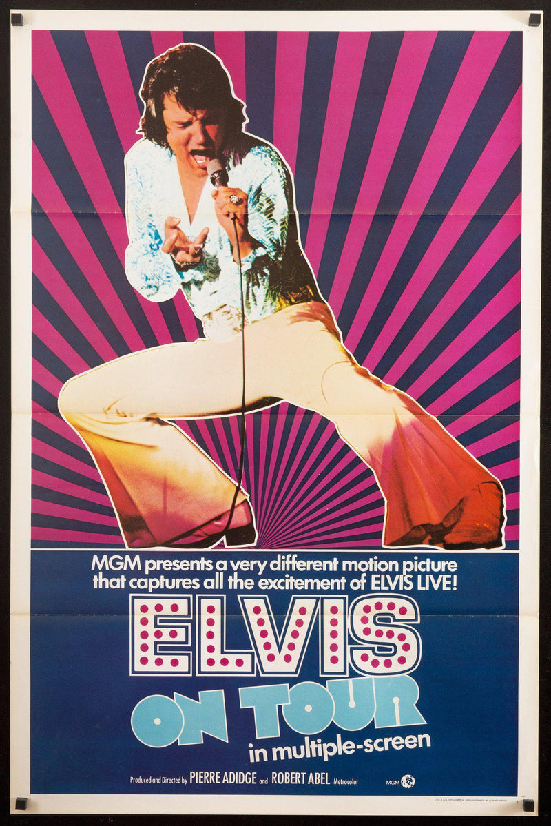 Elvis on Tour 1 Sheet (27x41) Original Vintage Movie Poster